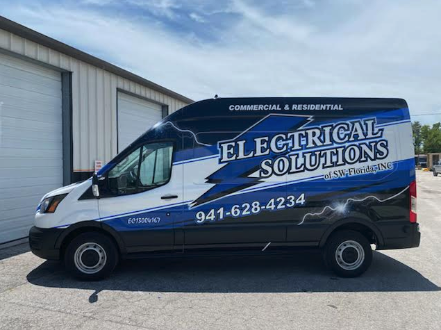 Electrical Solutions of SWFL branded service van